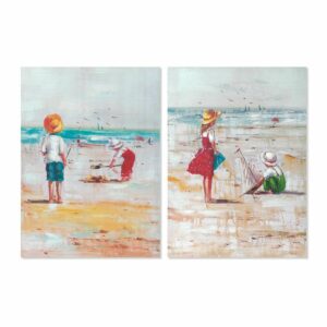 Toile DKD Home Decor Toile 50 x 2,5 x 70 cm