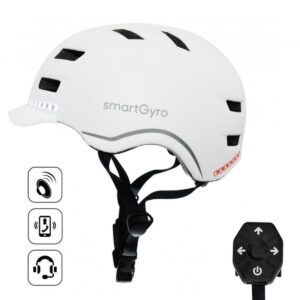 Casque pour Trottinette électrique Smartgyro SMART PRO Blanc (Reconditionné A)
