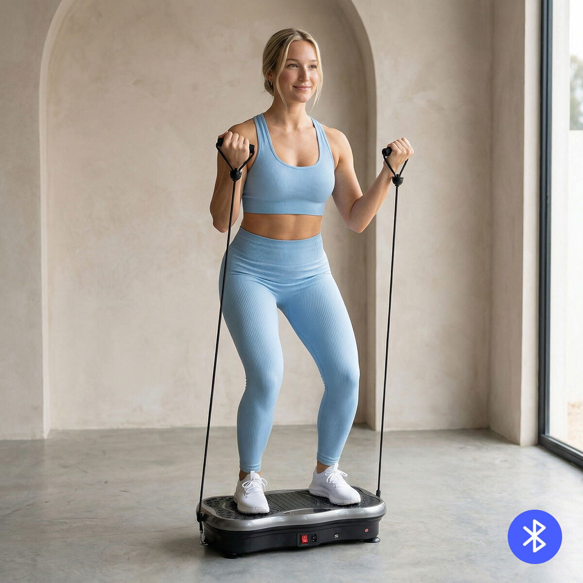 Plateforme Vibrante avec Haut-parleur, Bandes de Résistance et